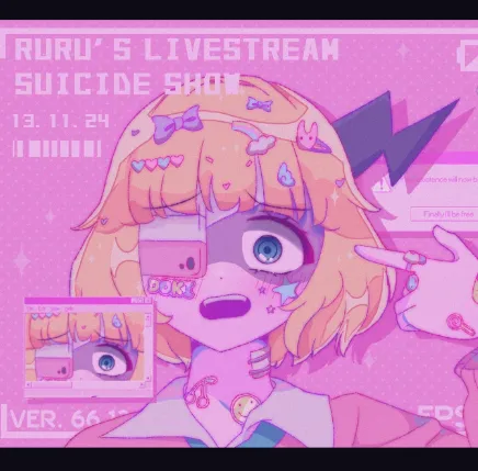 Ruru's Suicide Show on a Livestream