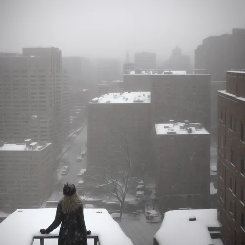 你的城市在下雪