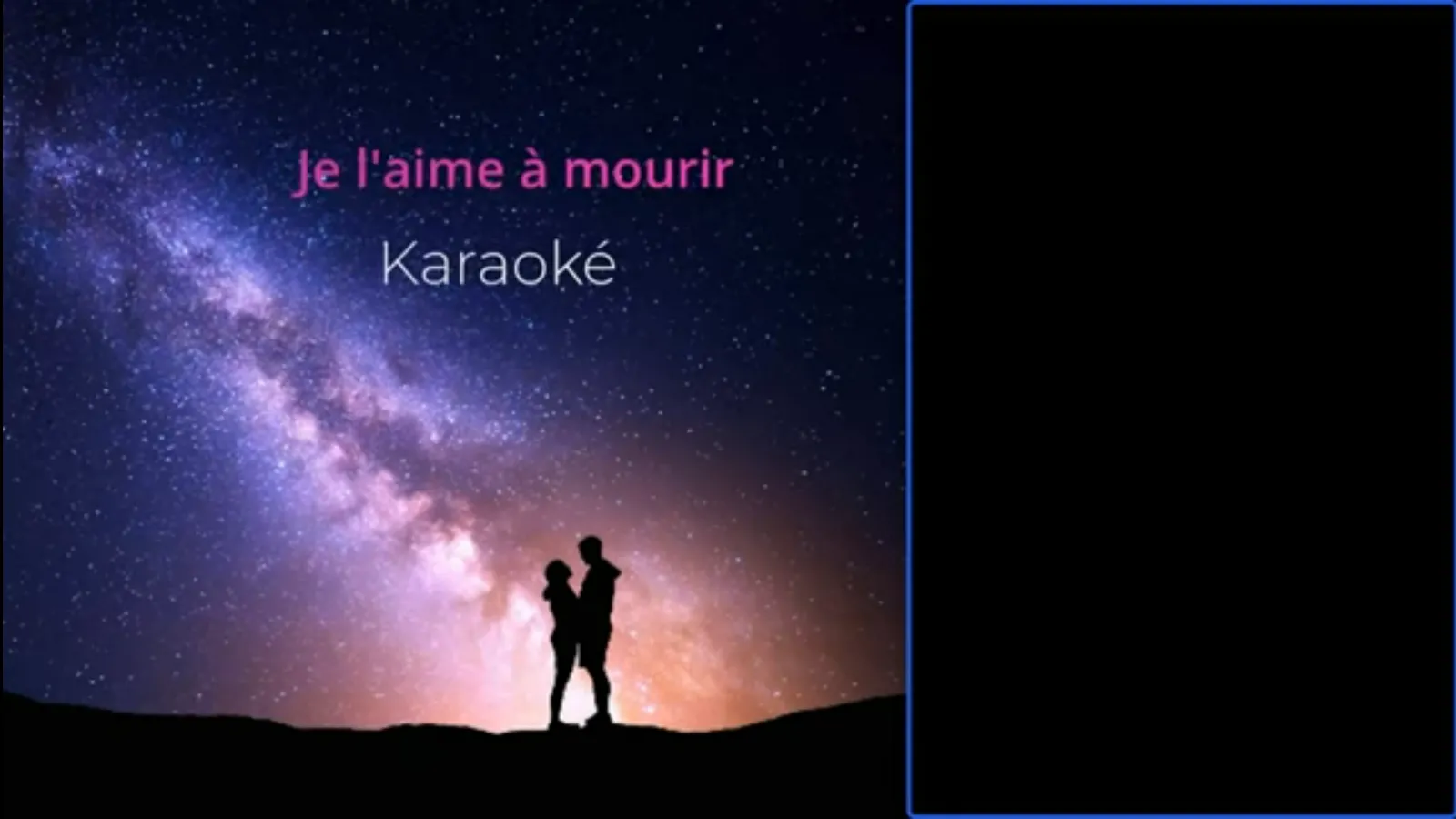  JE L'AIME à MOURIR -KARAOKE-VERSION GiPSY jydaheron