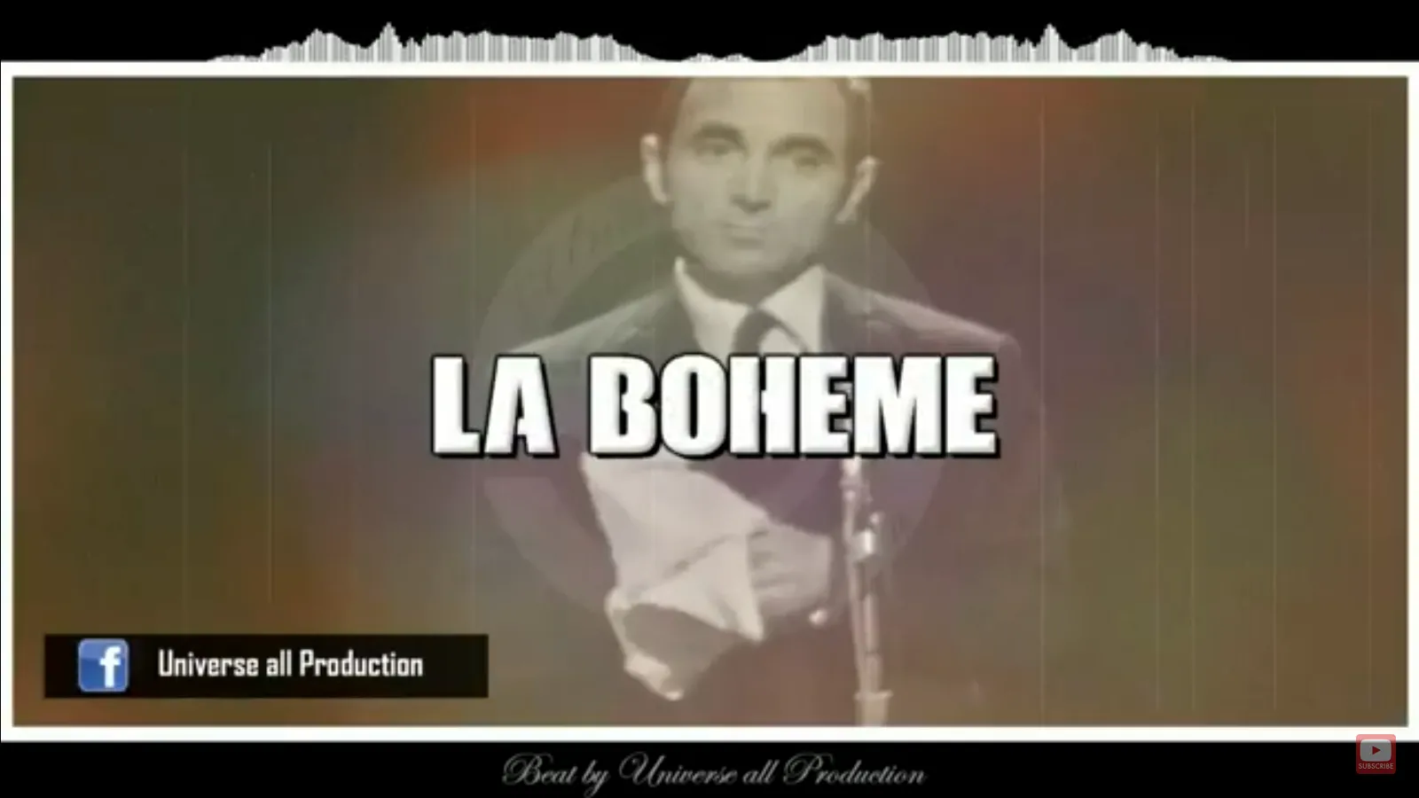 LA BOHEME - Sample CHARLES AZNAVOUR old School RAP instrumental [ Universe all Production ] 2019