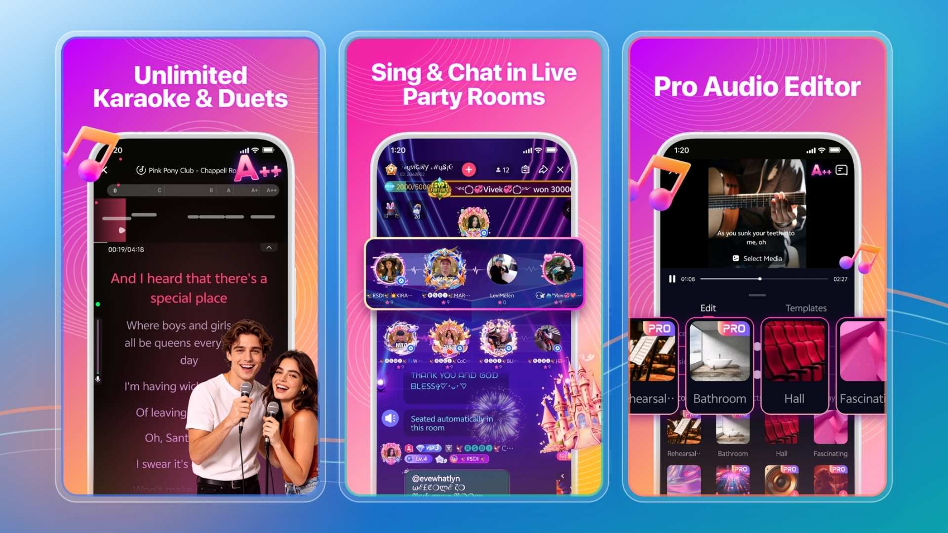 StarMaker Karaoke App Key Features