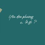 Yêu Đơn Phương Là Gì? (Prod By Xám)-cover