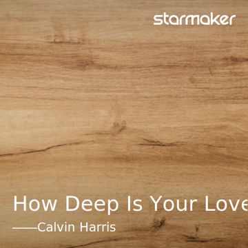 How Deep Is Your Love-cover
