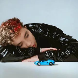 Синий Lamborghini-cover