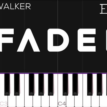Faded slow piano-cover