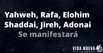 Yahweh se manifestará