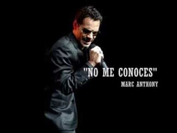 NO ME CONOCES HQ - MARCK ANTHONY-cover