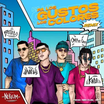 Pa Los Gustos Los Colores (feat. Omy de Oro & Nekxum) (Remix)-cover