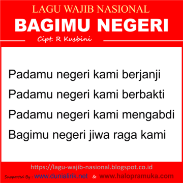 Bagimu Negeri Padamu Negeri-cover