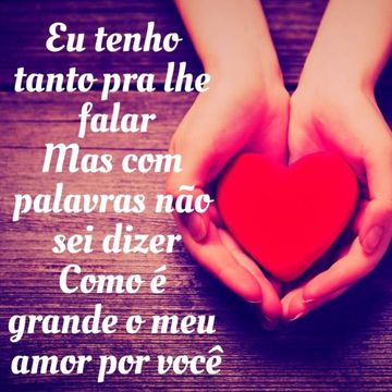 COMO É GRANDE O MEU AMOR POR VOCE