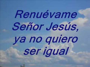 Renuevame Senor Jesus-cover