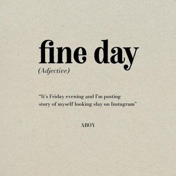 Fine Day