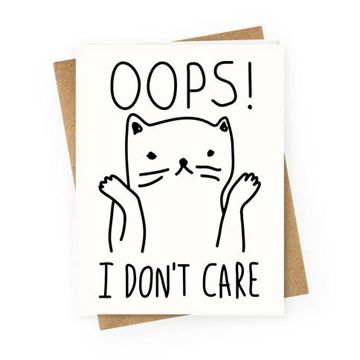 I dont care-cover