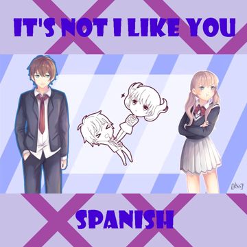 Its not like i like you Español-cover