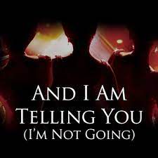 And I am telling you-cover