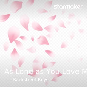 As Long as You Love Me-cover