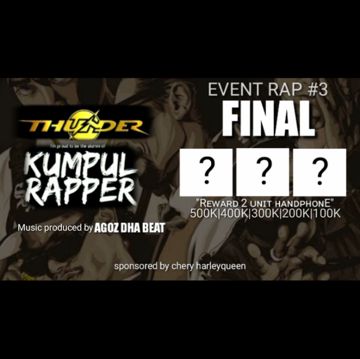 RAP BATTLE_K-RAP X THUNDER (FINAL) BY AGOZ DHA BEAT-cover