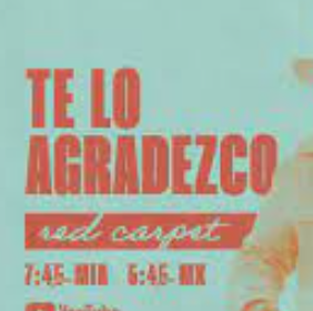 Te Lo Agradezco-cover