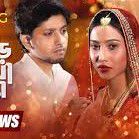 লালা শাড়ী পরিয়া কন্যা