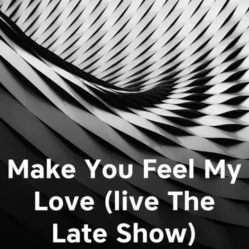 Make You Feel My Love (live The Late Show)-cover