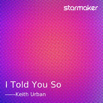 I Told You So-cover
