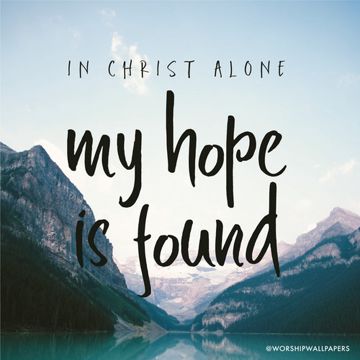 In Christ alone-cover
