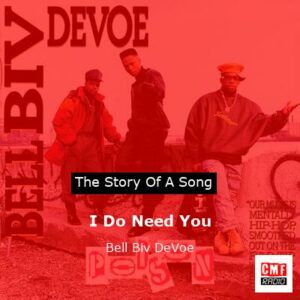 I Do Need You-cover