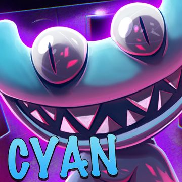 Cyan (Rainbow Friends)-cover