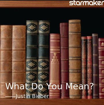 What Do You Mean?-cover