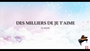  Des milliers de je t'aime - SLIMANE (Karaoké Piano Français - 432 Hz), by Jérémy Spark-cover