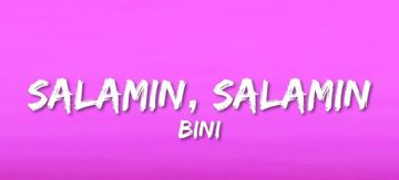 SALAMIN SALAMIN - BINI (WITH BG VOCALS) KARAOKE -cover