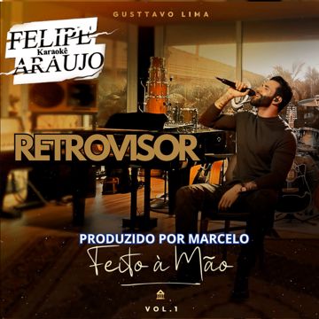 Retrovisor-Gusttavo lima,Feito a mão-cover