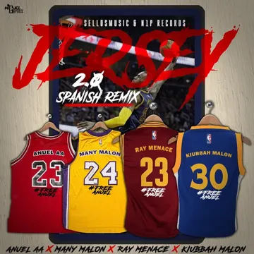 Jersey 2.0 ( Spanish Remix) [feat. Anuel Aa, Kiubbah Malon & Many Malon]-cover