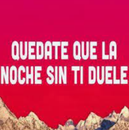 quédate que la noche sin ti duele-cover