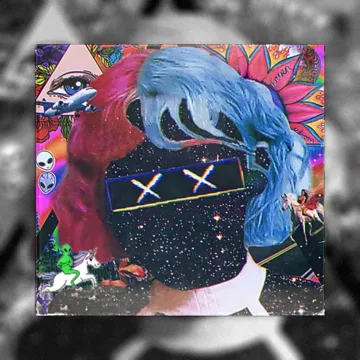 Cabelo azul e rosa-cover