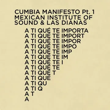A Ti Que Te Importa (Cumbia Manifesto Pt. 1)-cover
