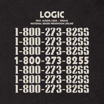 1-800-273-8255 (ft. Alessia Cara, Khalid)-cover