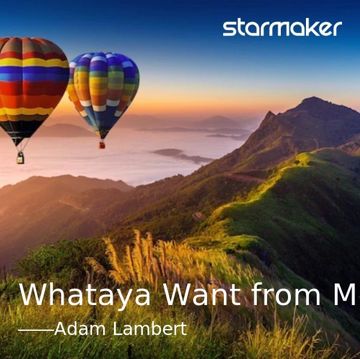 Whataya Want from Me-cover