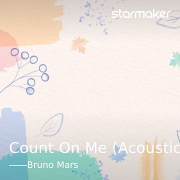 Count On Me (Acoustic)-cover