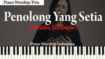 Penolong Yang Setia (male karaoke Piano)-cover
