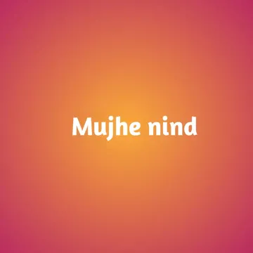 Mujhe Nind-cover