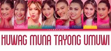 HUWAG MUNA TAYONG UMUWI - BINI KARAOKE-cover