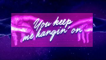 "You Keep Me Hangin On"-cover