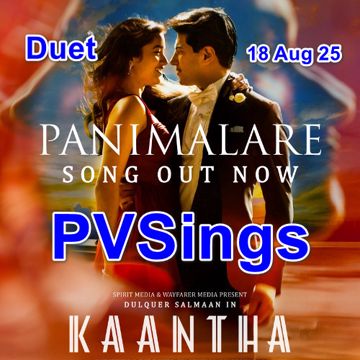 pvMP3 - Panimalare ENG HQ - Kaantha (2025) - PVEngHQDuet - PVSings-cover