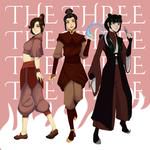 THE THREE (feat. Lauren Babic & Chi-Chi)-cover