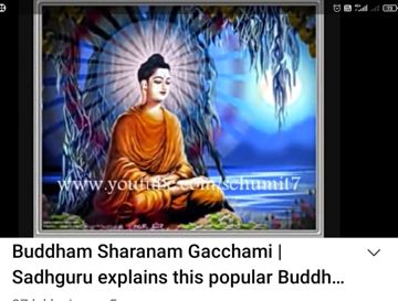 Budhham saranam gacchami 