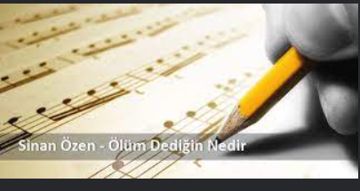 ÖLÜM DEDİĞİN NEDİR-KARAOKE SİNAN ÖZEN