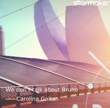 We don't talk about Bruno-cover