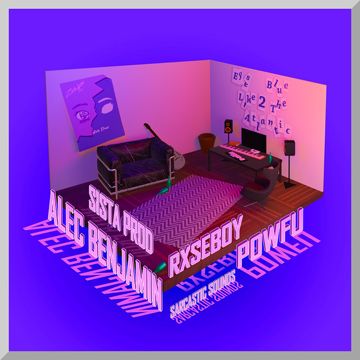 Eyes Blue Like The Atlantic, Pt. 2 (feat. Powfu, Alec Benjamin & Rxseboy)-cover