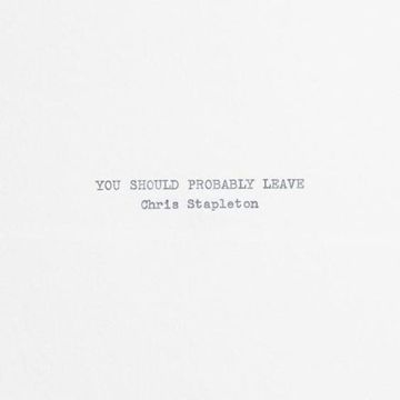You Should Probably Leave-cover